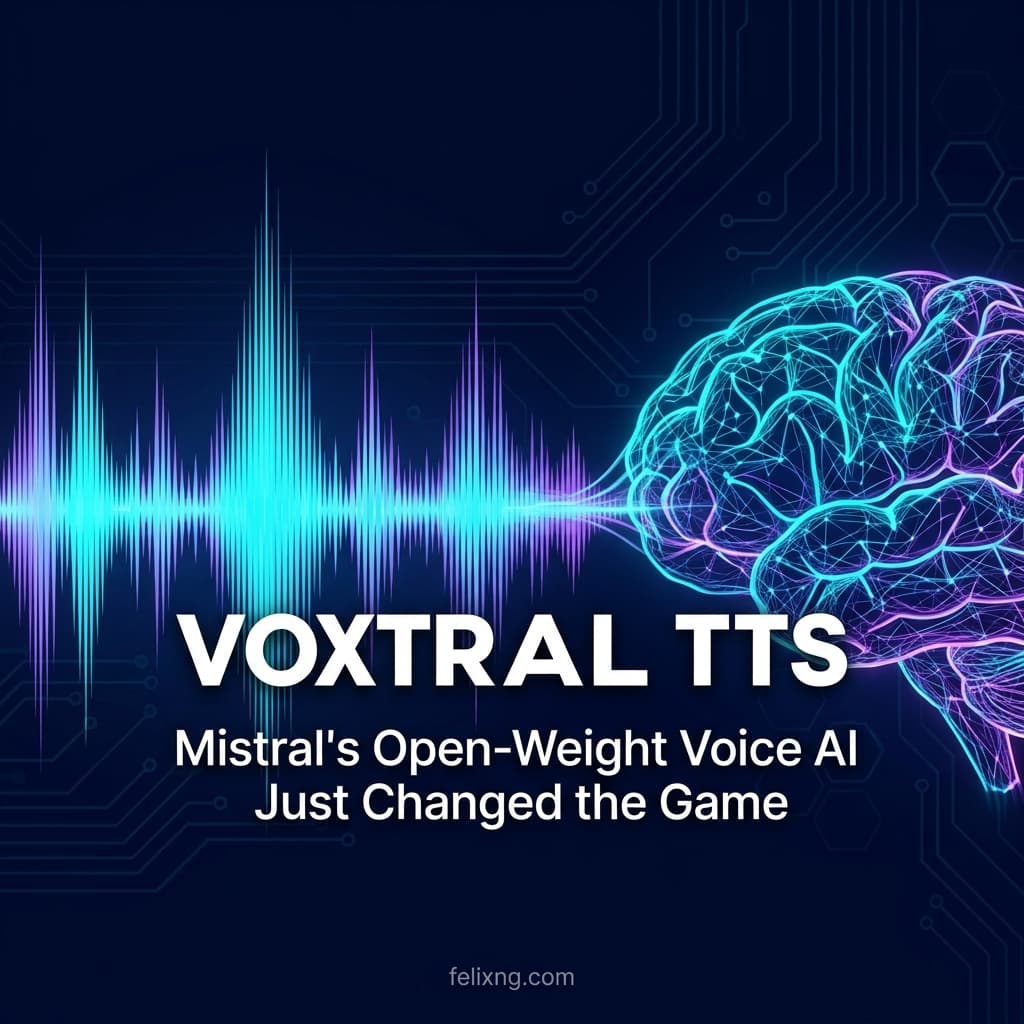 Voxtral TTS: Mistral's Open-Weight Voice AI Just Changed the Game